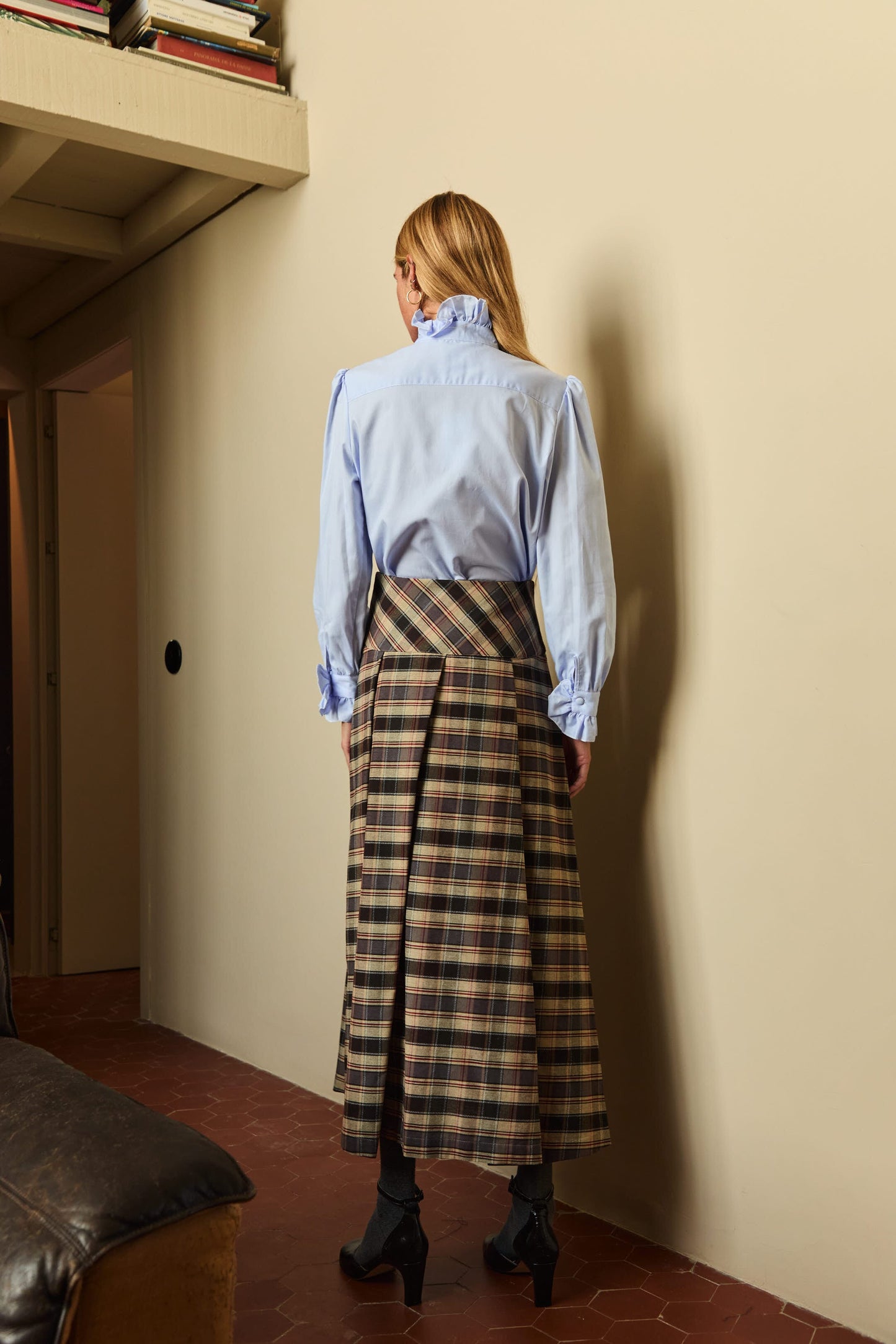 Falda Origen Cuadros Gris Skirts IPA BRAND 