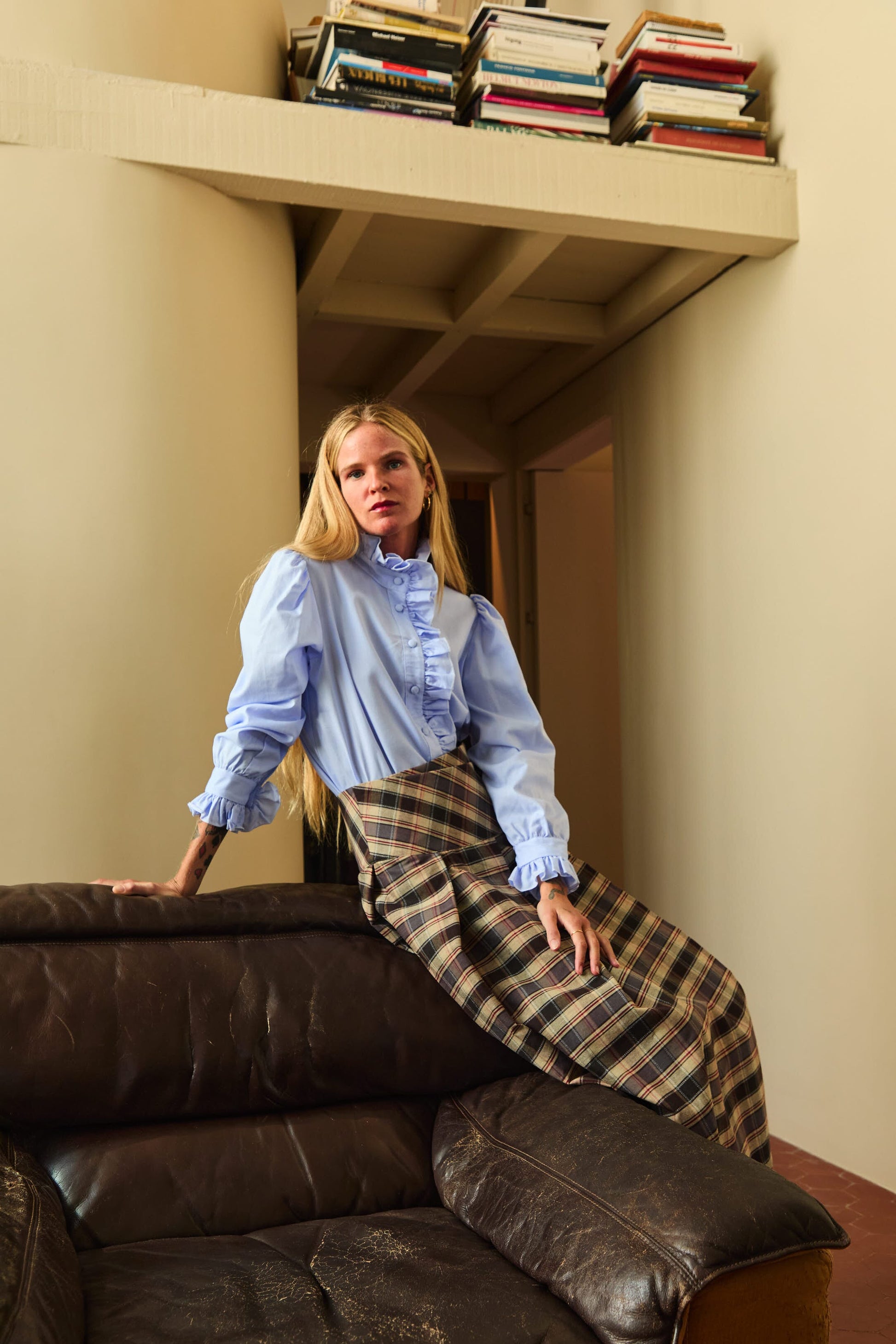 Falda Origen Cuadros Gris Skirts IPA BRAND 