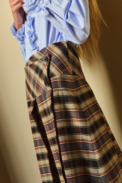 Falda Origen Cuadros Gris Skirts IPA BRAND 