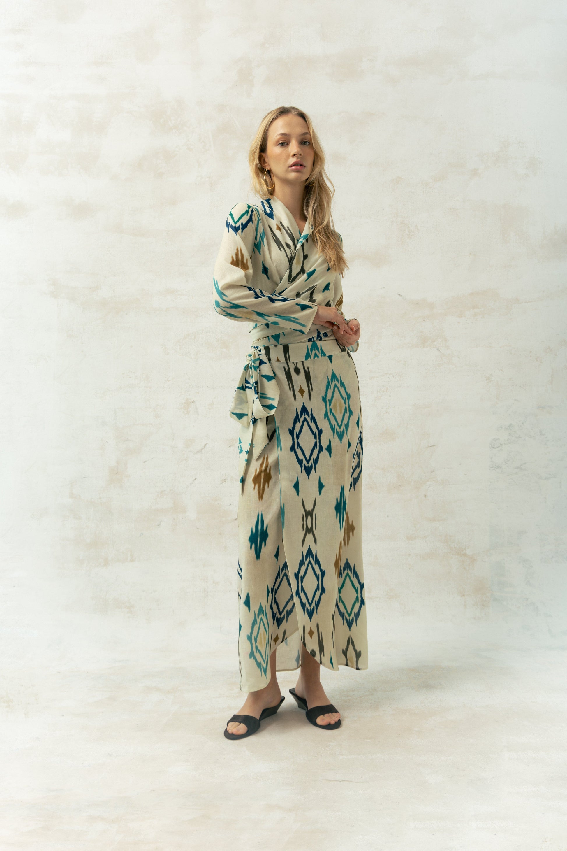 Falda Pareo Sole Ikat Skirts Julise Magon 