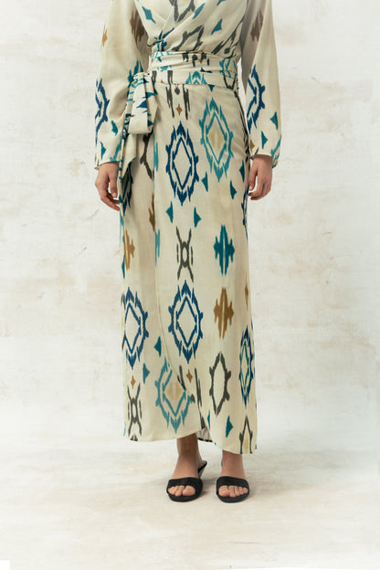Falda Pareo Sole Ikat Skirts Julise Magon 