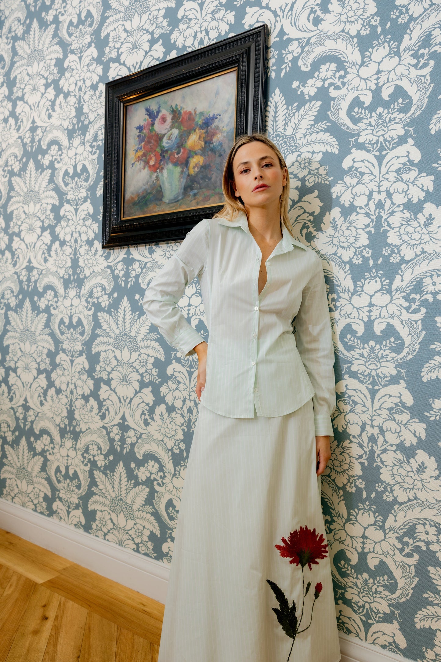 Falda Raiz verde Skirts Copines 