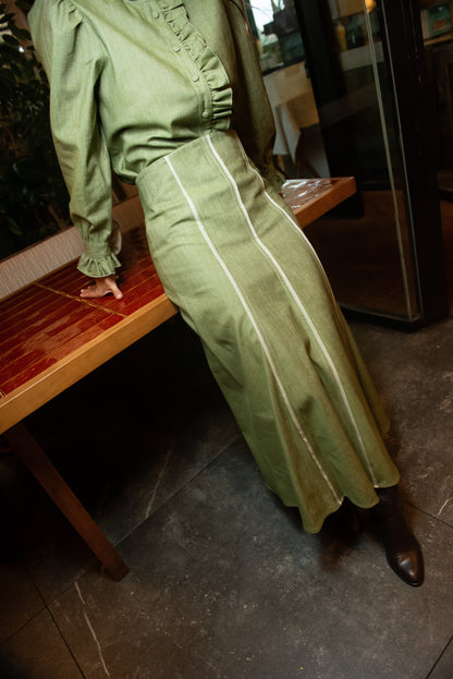 Falda Sirena Géminis Verde Skirts IPA BRAND 