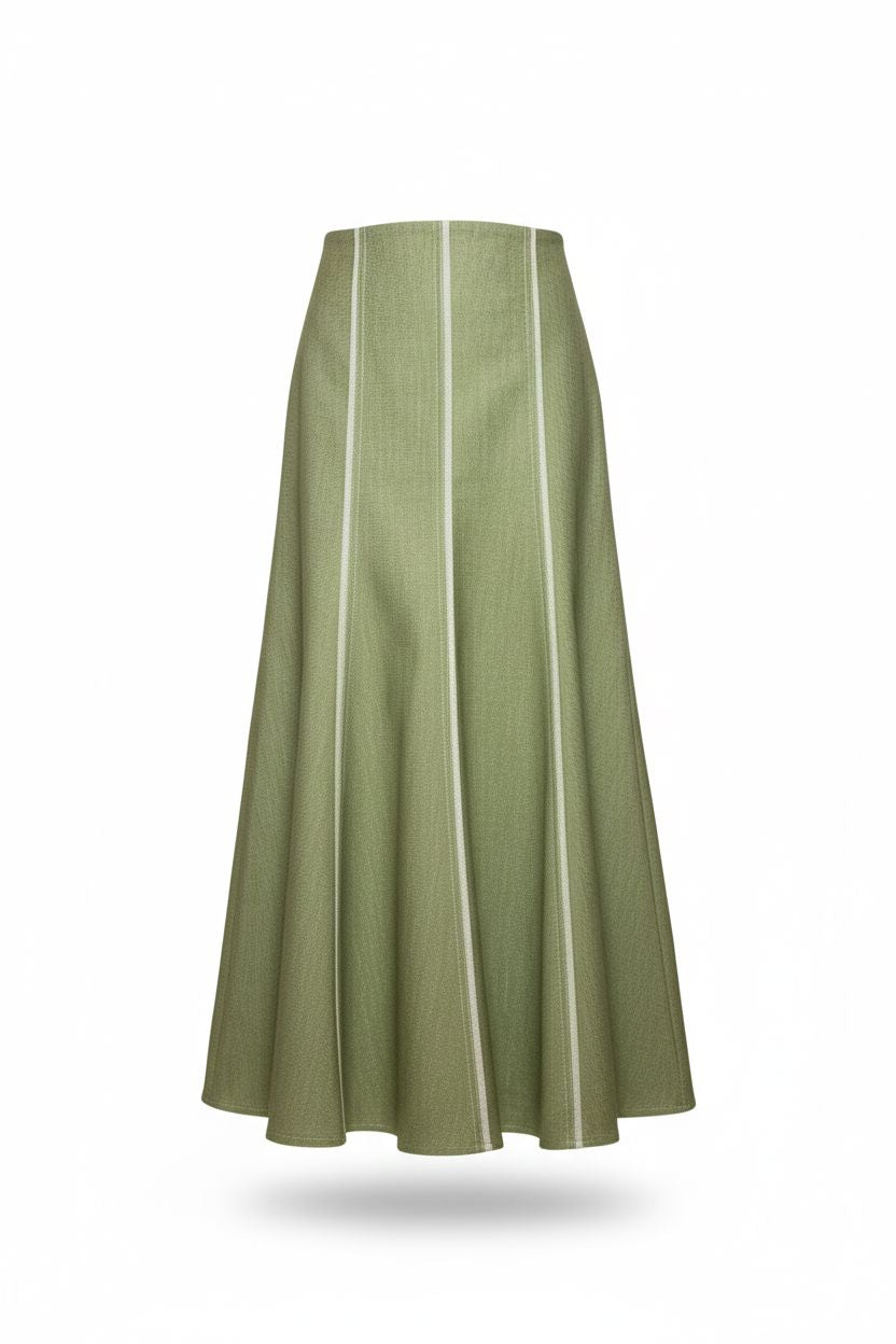 Falda Sirena Géminis Verde Skirts IPA BRAND 