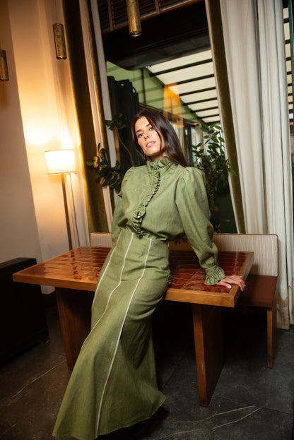 Falda Sirena Géminis Verde Skirts IPA BRAND 