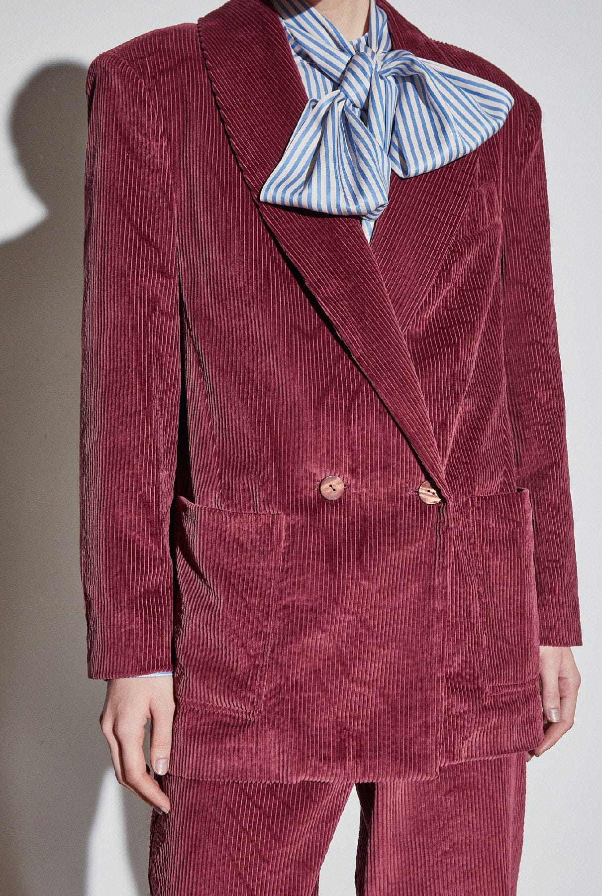 Felix Blazer Maroon Corduroy Jackets The Label Edition 