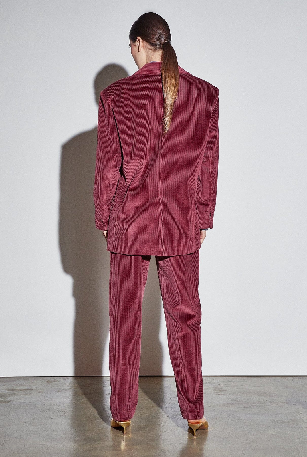 Felix Blazer Maroon Corduroy Jackets The Label Edition 