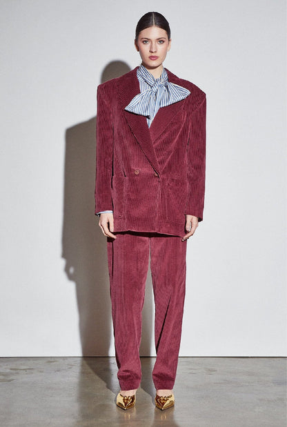 Felix Blazer Maroon Corduroy Jackets The Label Edition 