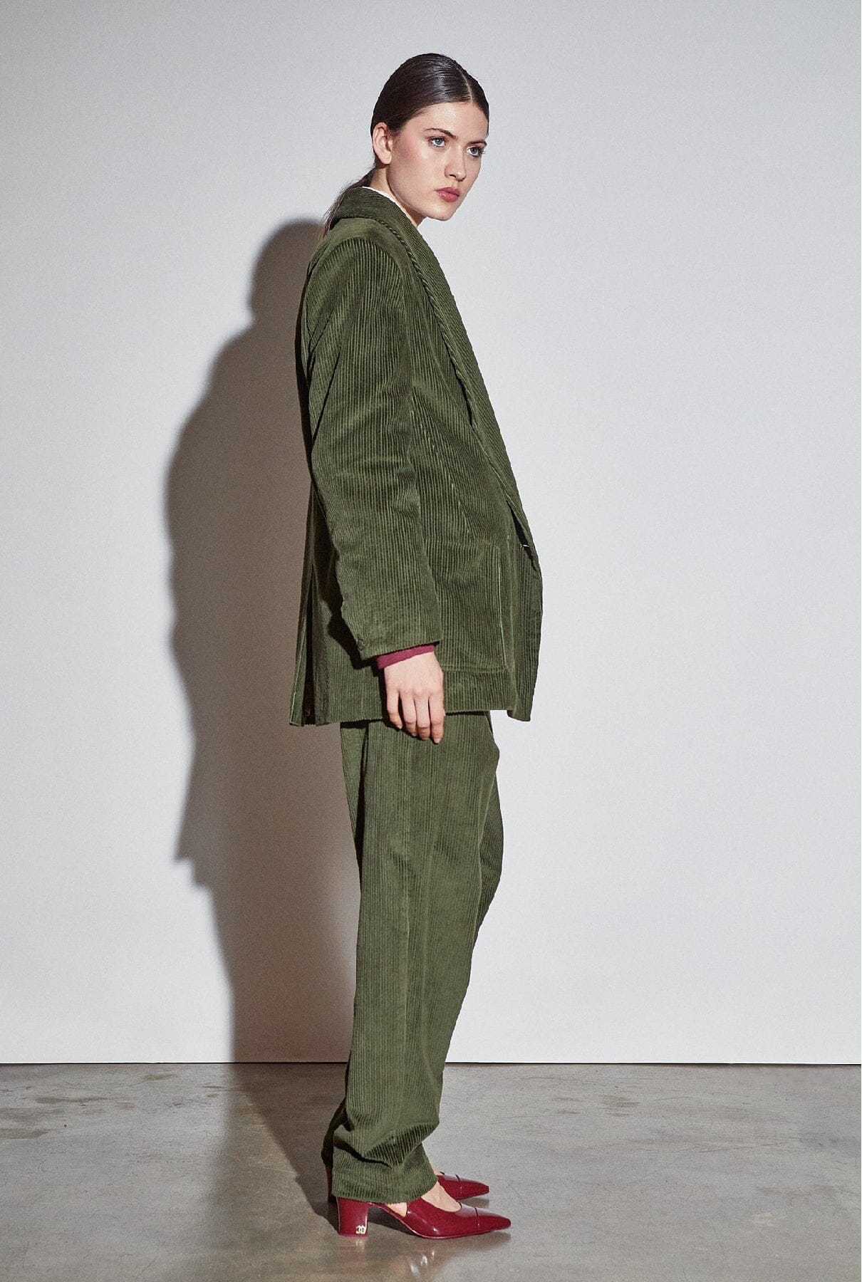 Felix Blazer Olive Corduroy Jackets The Label Edition 