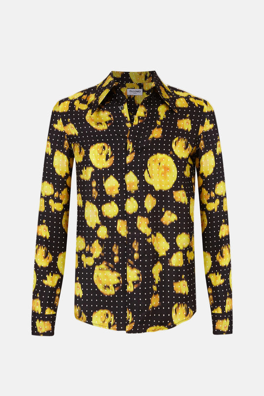 Fernando Yellow Printed Shirt Shirts & blouses PALOMO SPAIN 