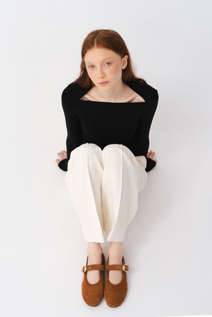 Filipa Caramel Flat shoes Carnevale Madrid 