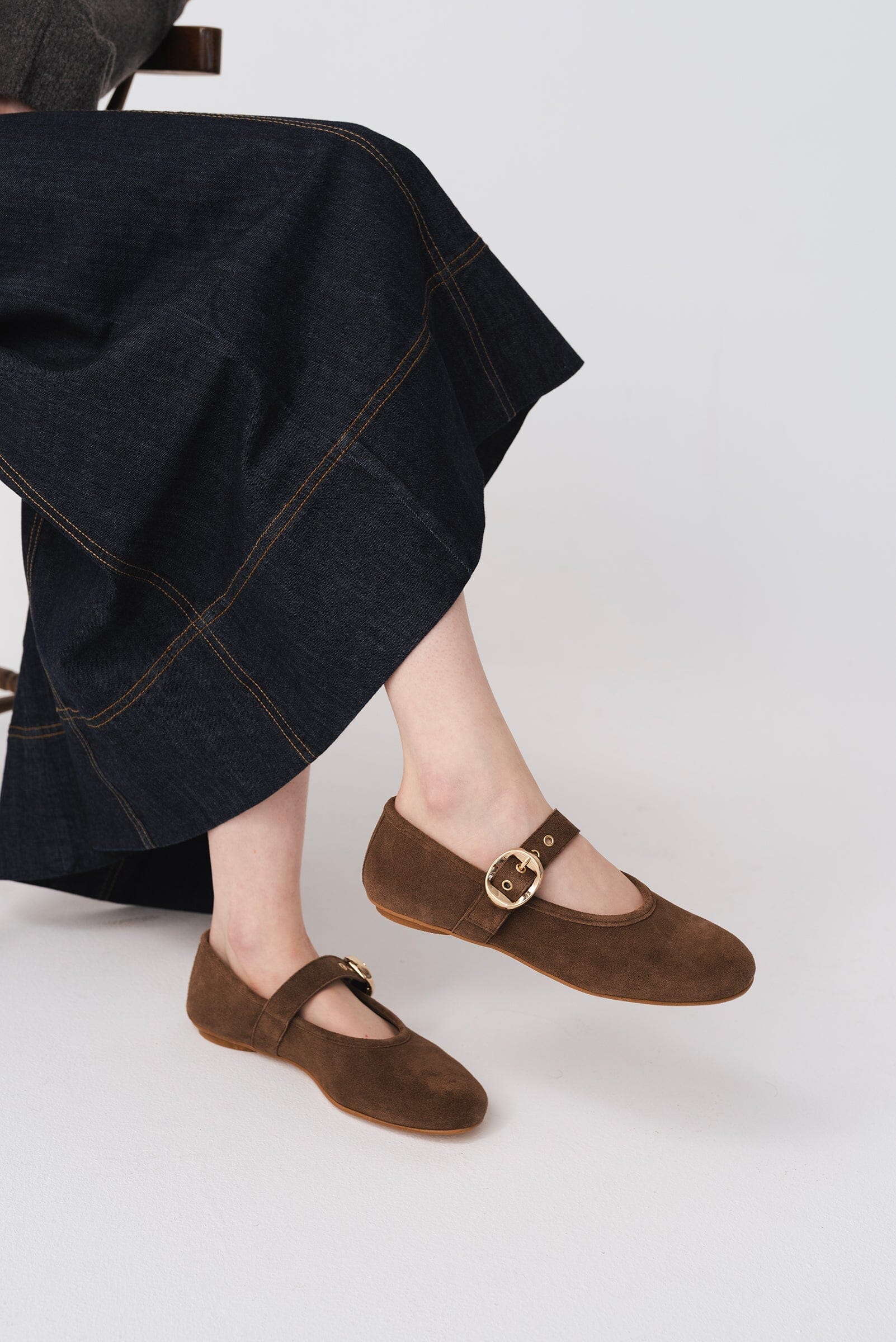 Filipa Chocolate Flat shoes Carnevale Madrid 