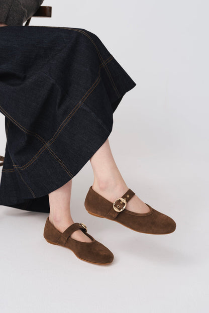 Filipa Chocolate Flat shoes Carnevale Madrid 
