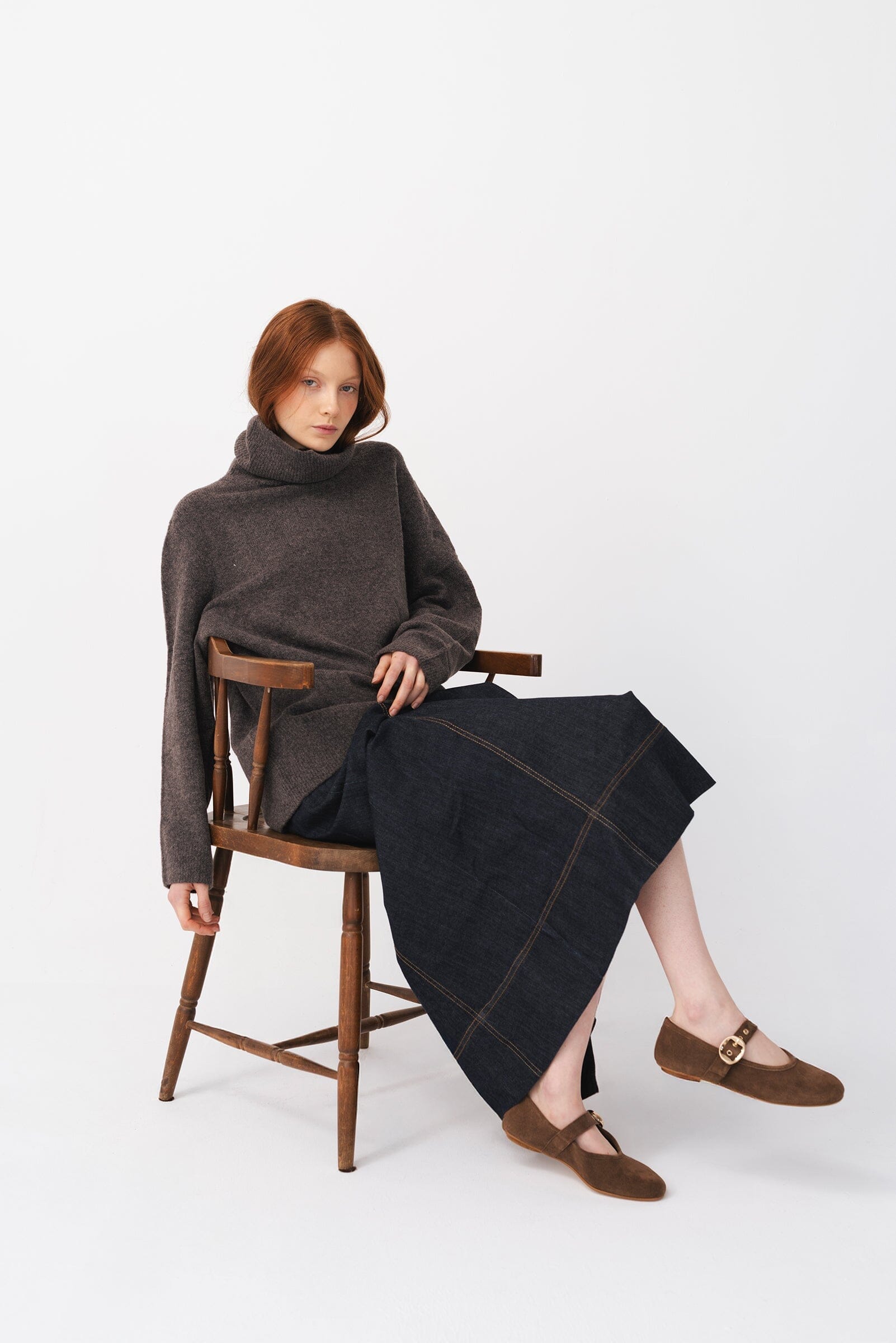Filipa Chocolate Flat shoes Carnevale Madrid 