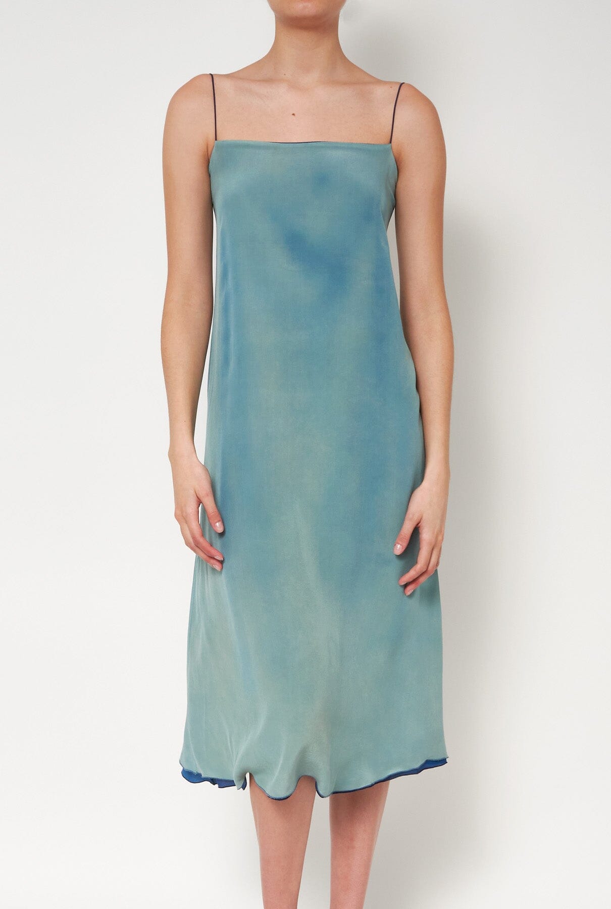 Flor Reversible Midi Blue Dresses Atelier Aletheia 