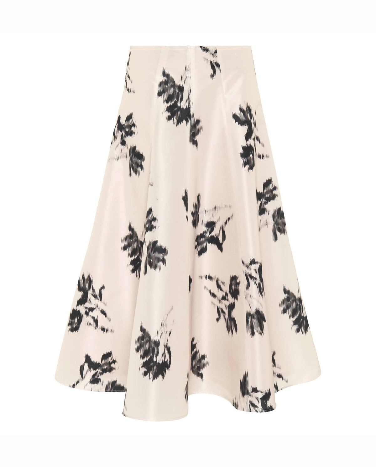 Floral Print Taffeta Midi Skirt Skirts Mirto 