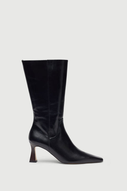 Florence Boots in Black Leather Boots AUGUSTA 