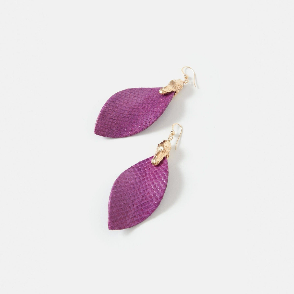 Florencia Earrings Purple Earrings La Morenita 