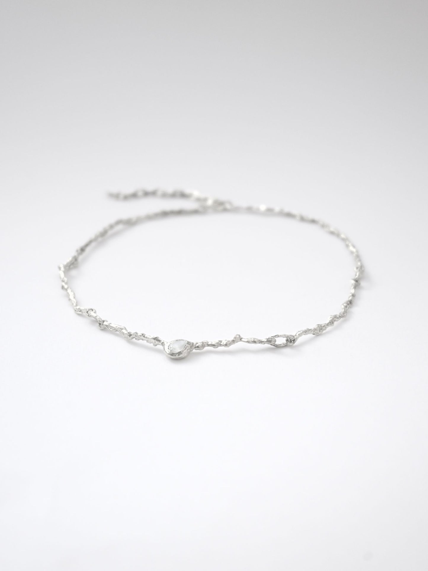 Flux Necklace Silver Necklaces Albert Coll 