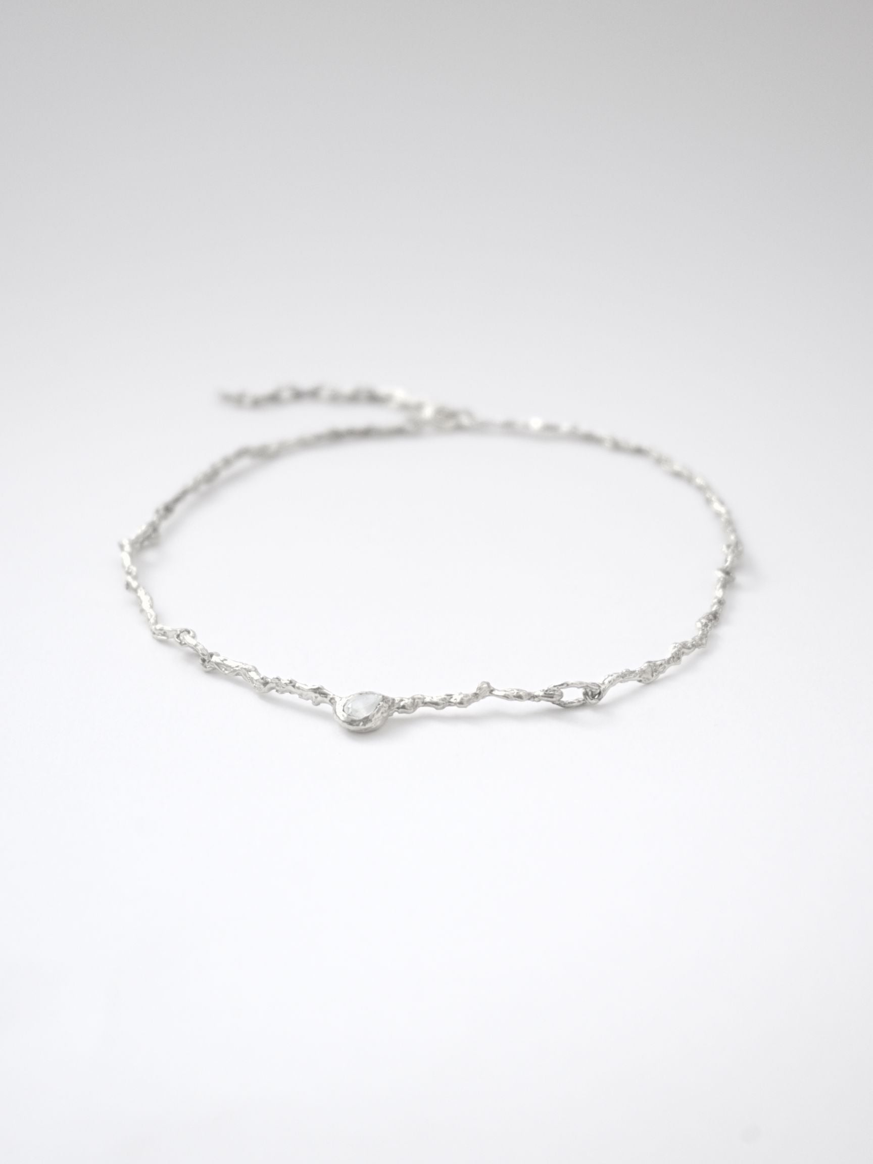 Flux Necklace Silver Necklaces Albert Coll 