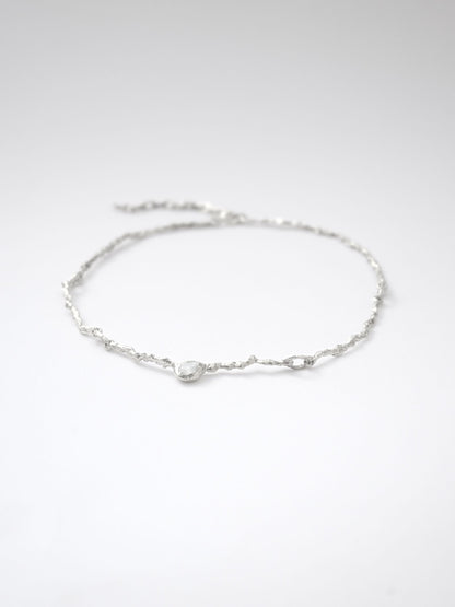 Flux Necklace Silver Necklaces Albert Coll 