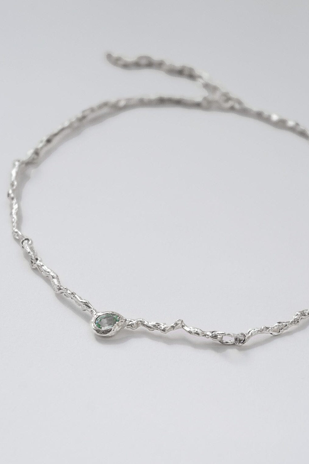Flux Necklace Silver Necklaces Albert Coll 
