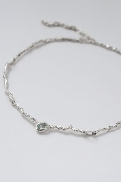 Flux Necklace Silver Necklaces Albert Coll 