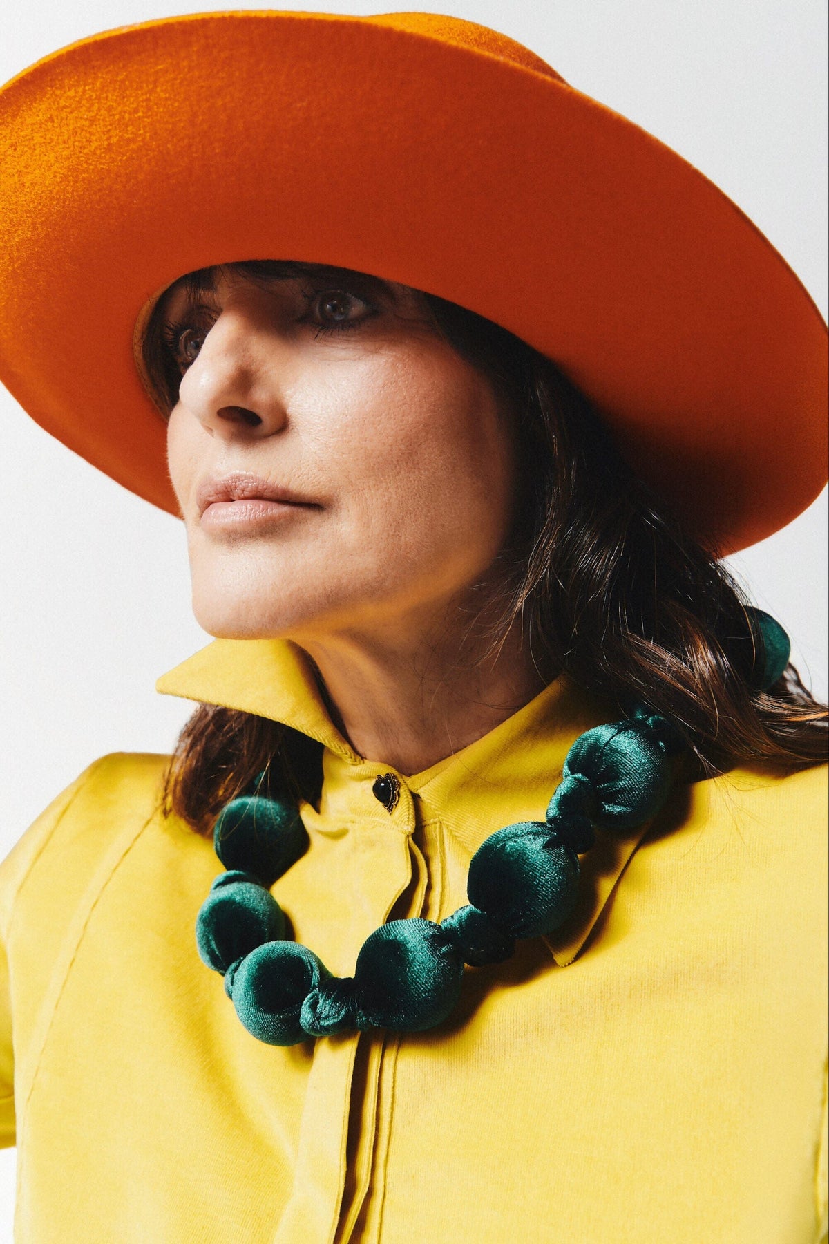 Forest Green Velvet Necklace Necklaces SOY FASCINANTE 