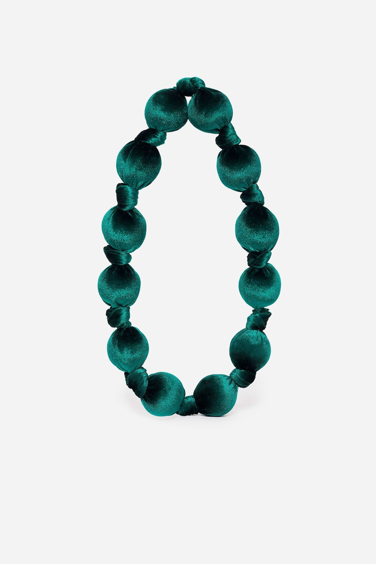 Forest Green Velvet Necklace Necklaces SOY FASCINANTE 