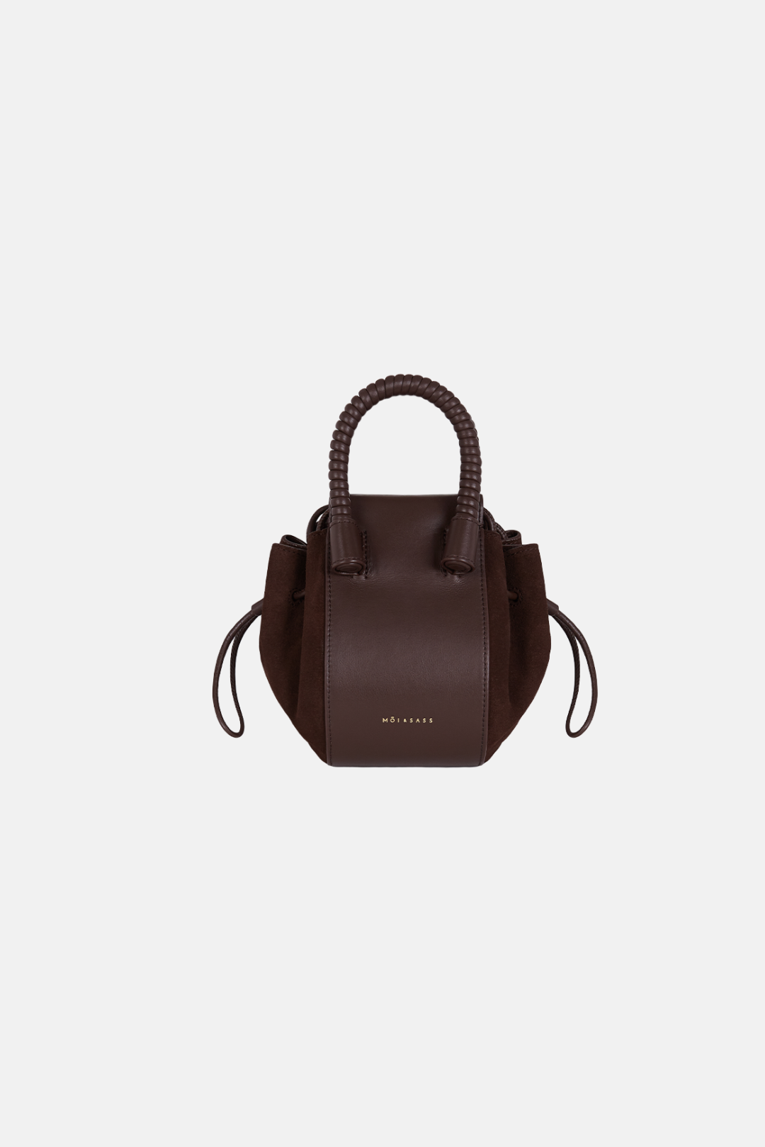 BUBBLE BAG | DARK CHOCOLATE SUEDE