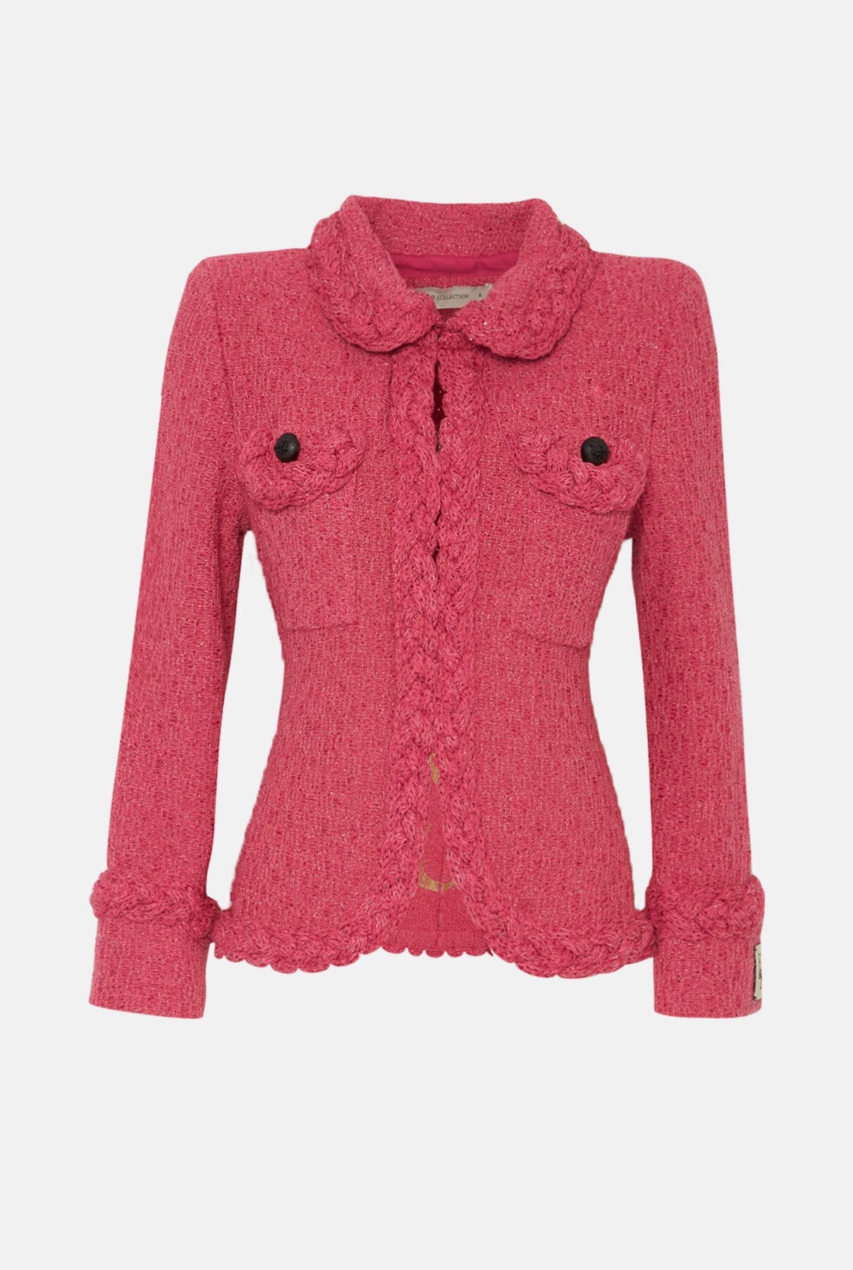FUCHSIA TWEED JACKET AGNES Jackets The Extreme Collection 