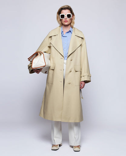 Gabardina beige MUJER / CHAQUETAS & ABRIGOS / ABRIGOS Mirto 