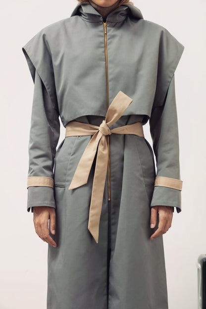 Gabardina Benedetta duo capucha agua Coats Julise Magon 