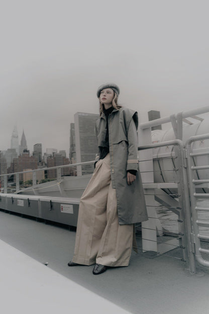 Gabardina Benedetta duo capucha agua Coats Julise Magon 