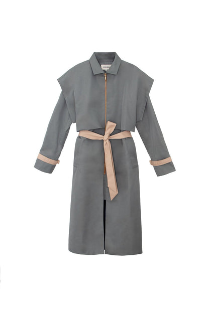 Gabardina Benedetta duo capucha agua Coats Julise Magon 