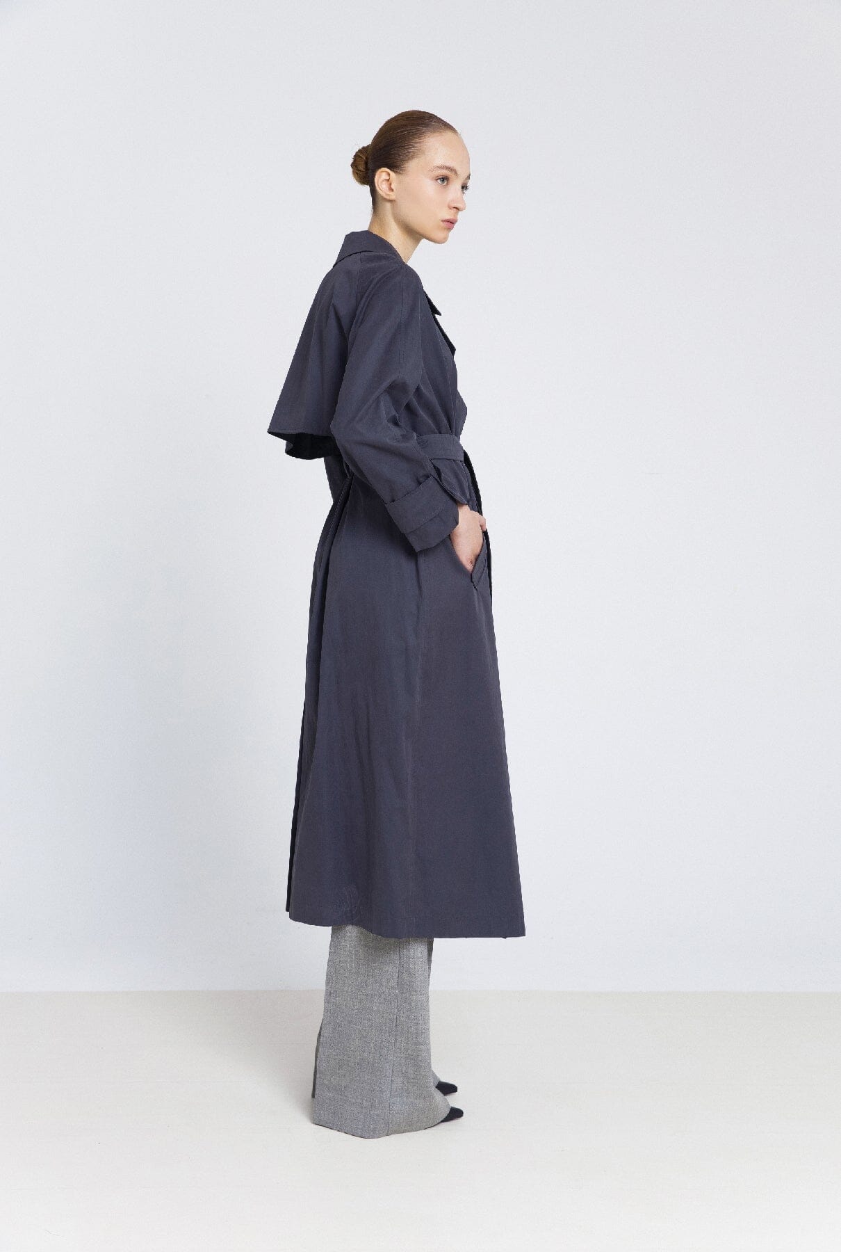 Gabardina Impermeable gris marengo Coats Bleis Madrid 