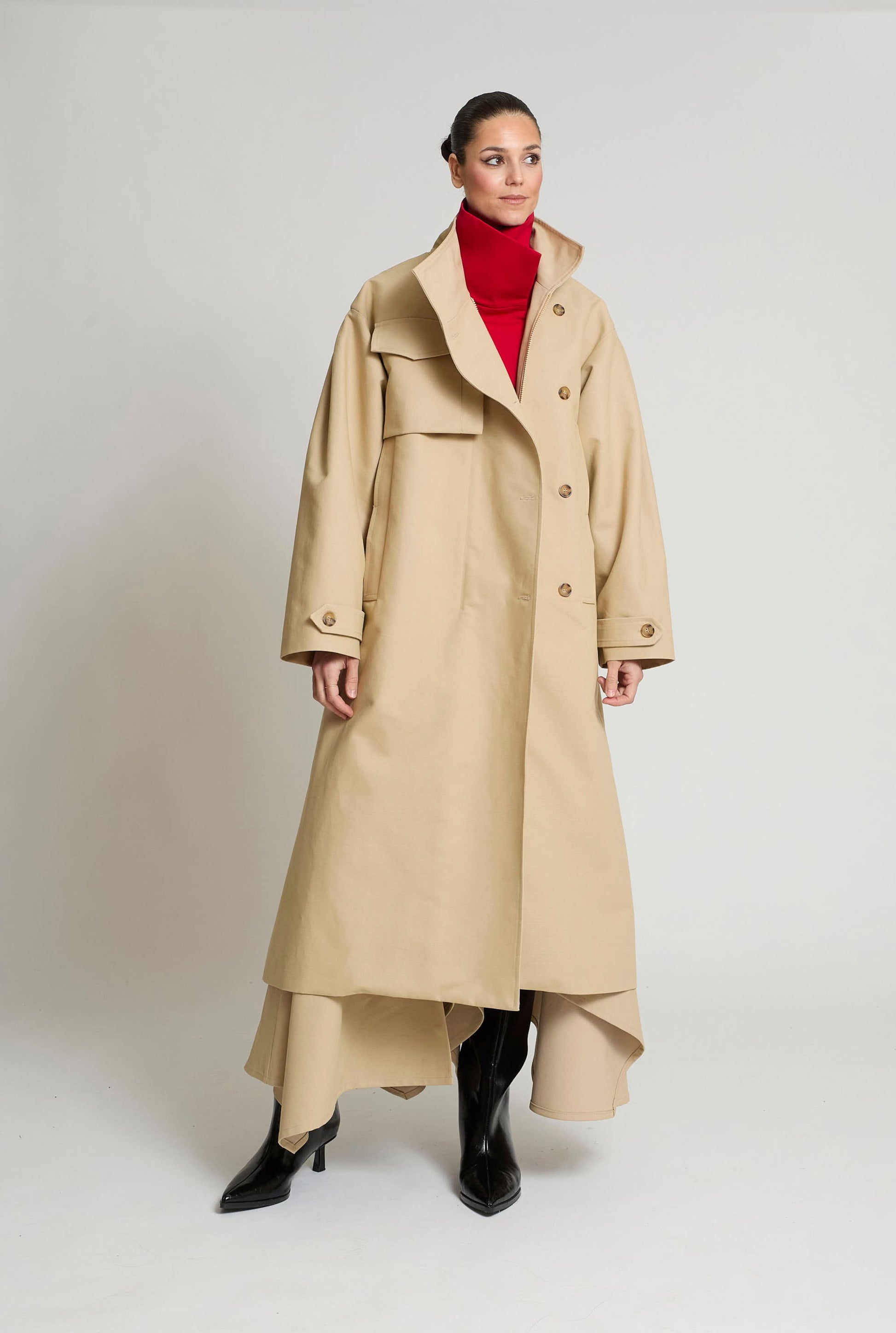 GABARDINA JAPONESA LARGA Coats Zaitegui Studio 