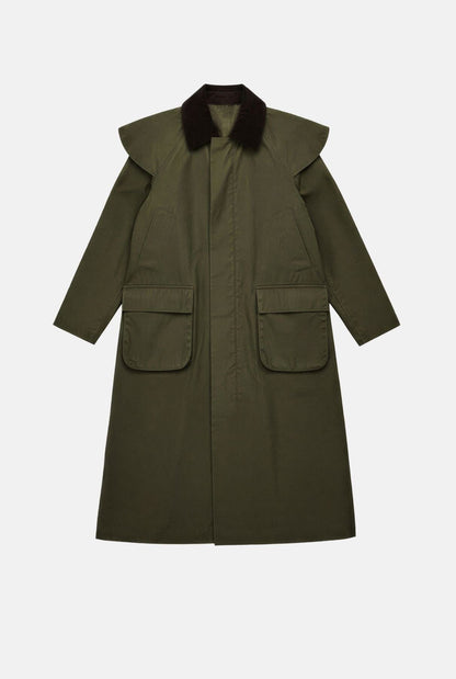 Gabardina verde impermeable Ailein Coats Kolonaki 
