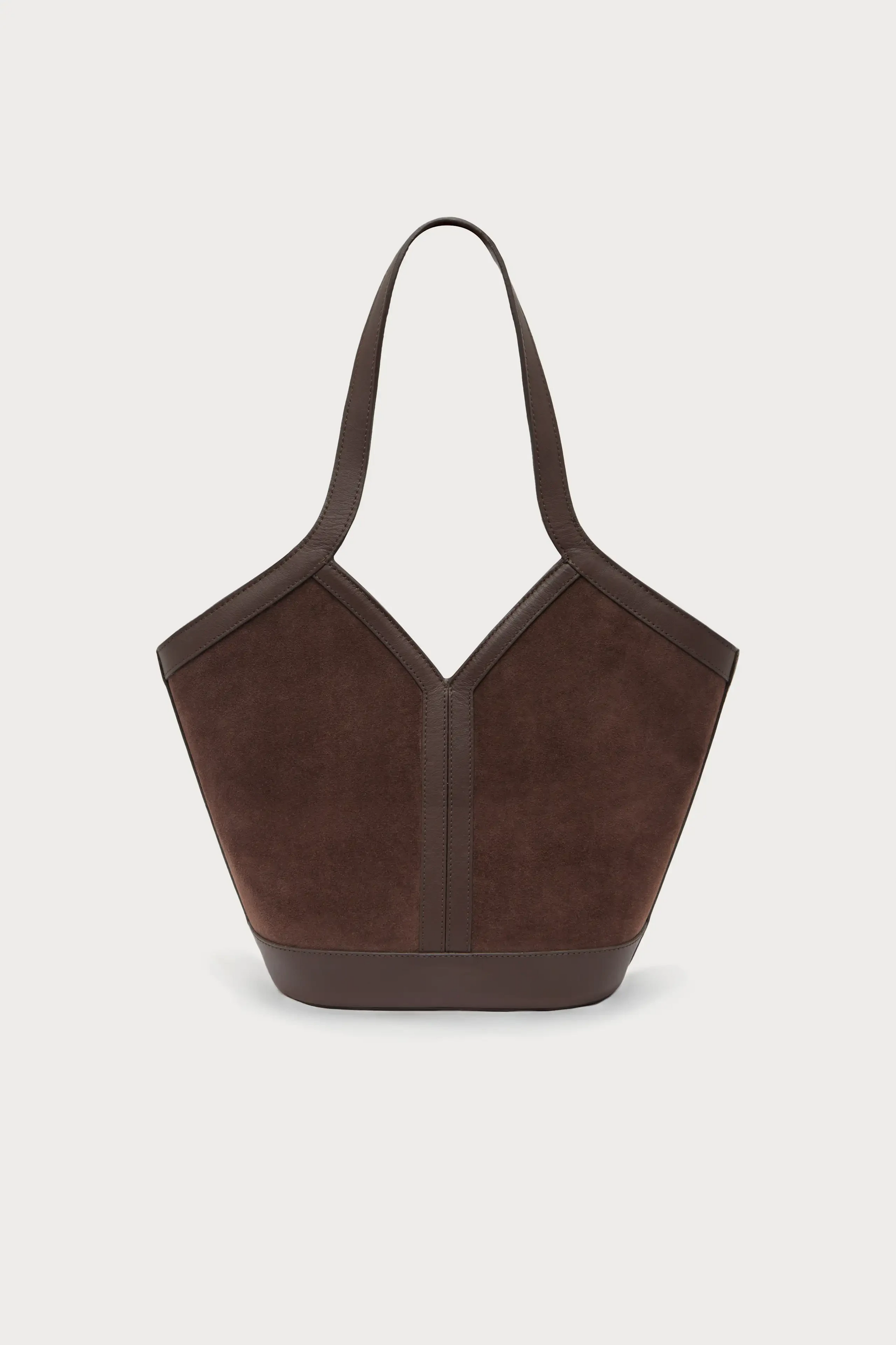 Gaia Chocolate Suede Shoulder bags Carnevale Madrid 