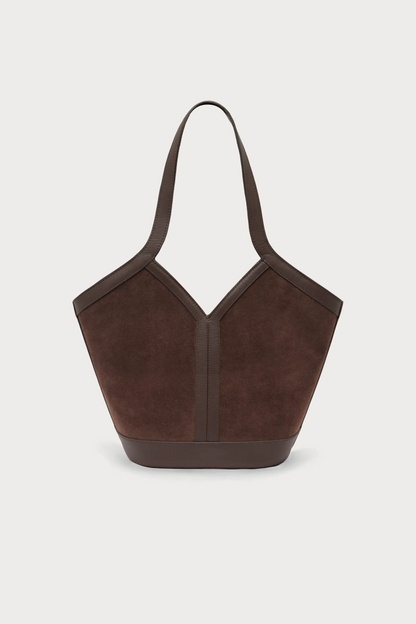 Gaia Chocolate Suede Shoulder bags Carnevale Madrid 