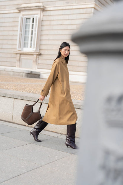 Gaia Chocolate Suede Shoulder bags Carnevale Madrid 
