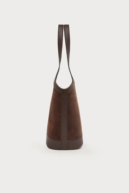 Gaia Chocolate Suede Shoulder bags Carnevale Madrid 