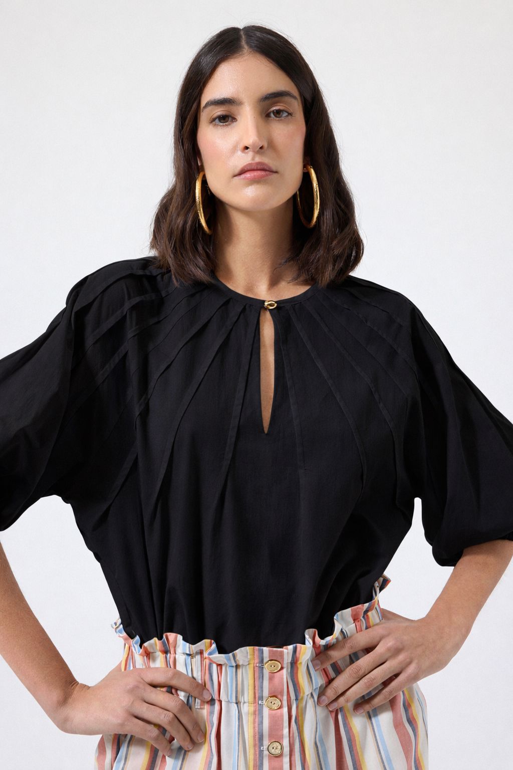 Gala Top Black Tops and Blouses The Label Edition 