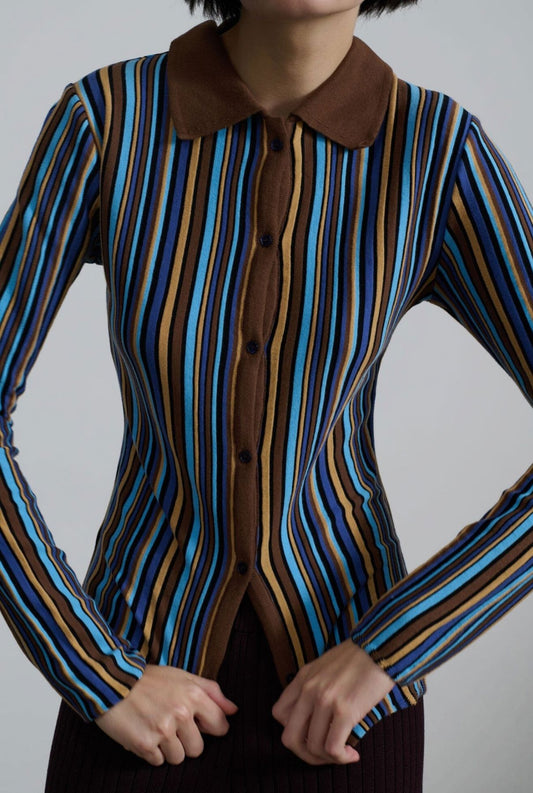 Gant Cardigan Brown Sweaters Carlota Cahis 