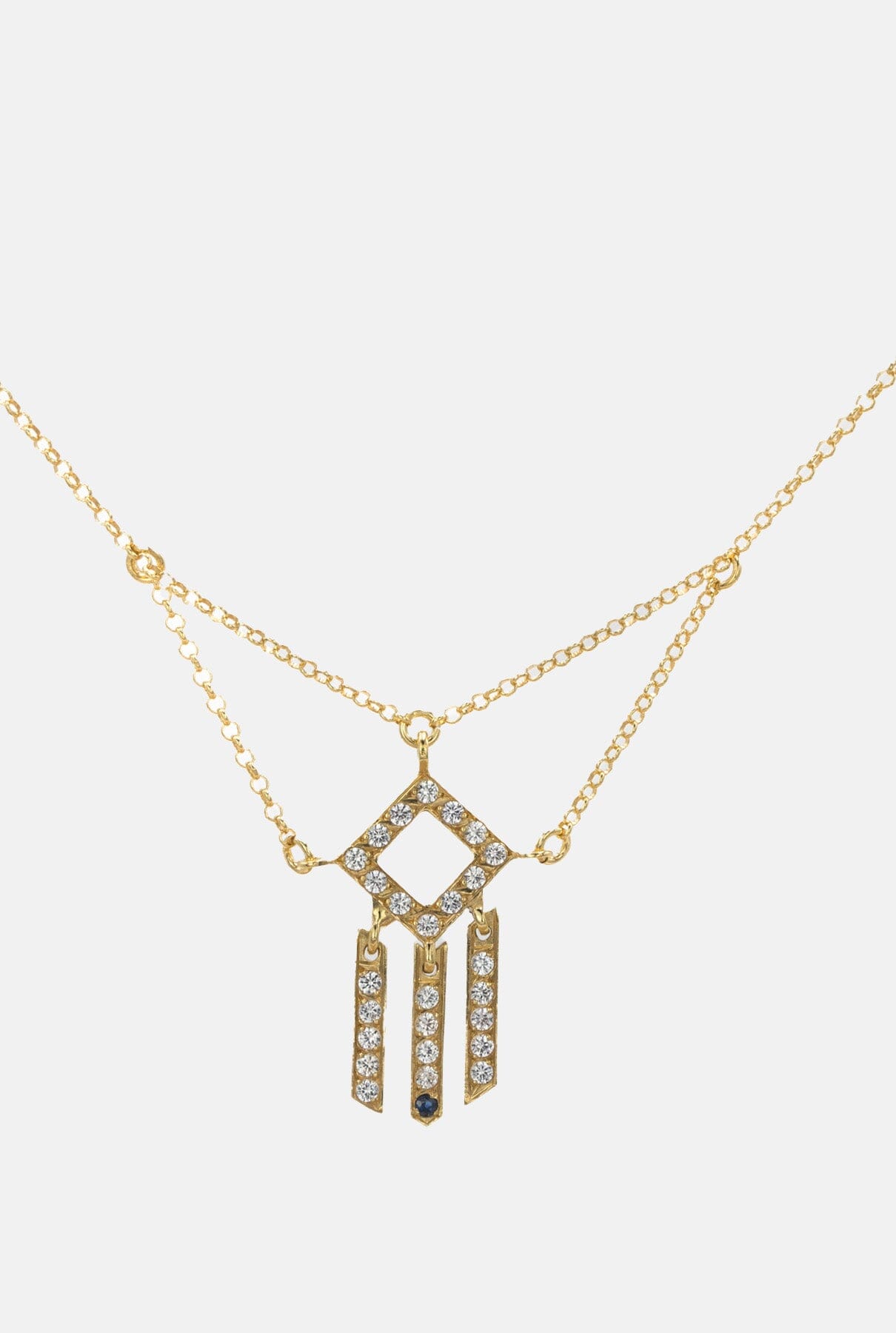 Gargantilla Perpetua chapada en oro Necklaces Clara & Beth 