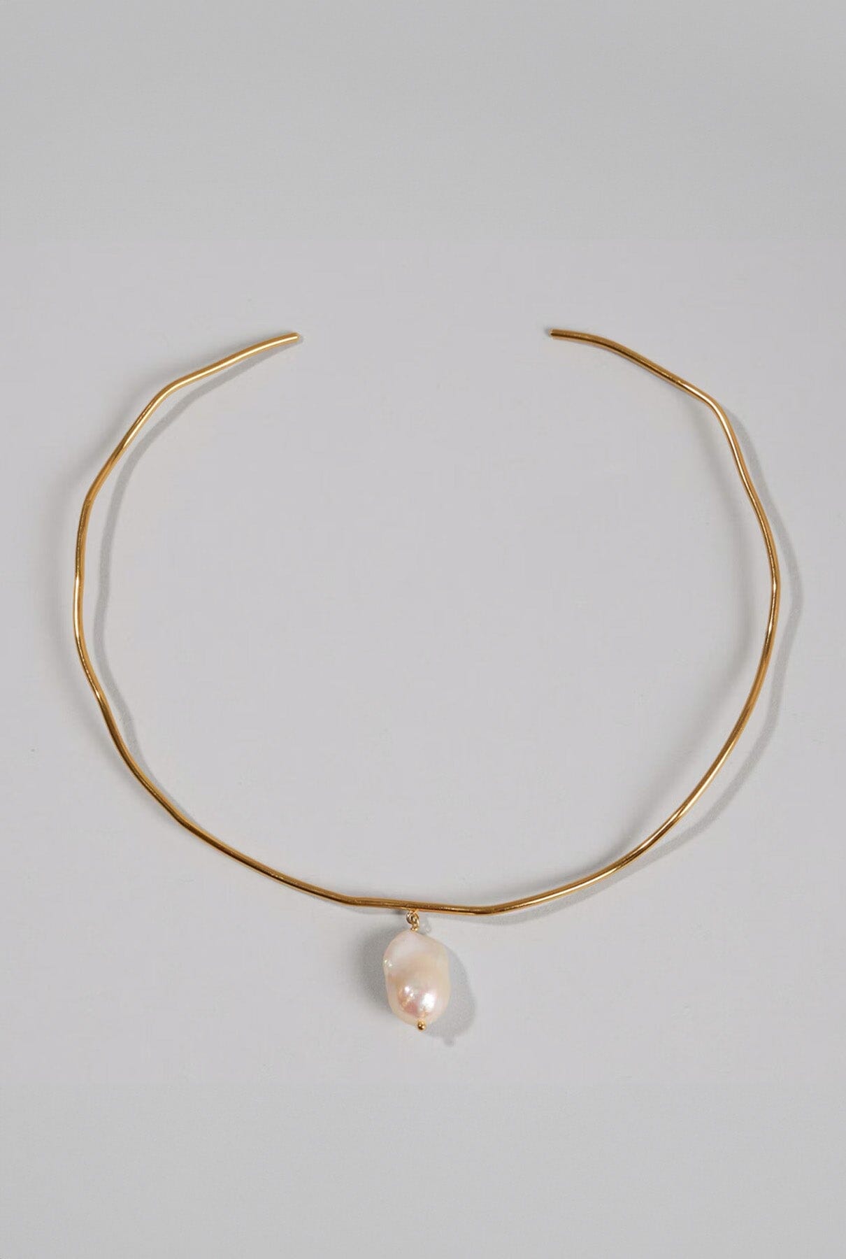 Gargantilla Tahiti Oro con perla barroca grande Necklaces Malababa 