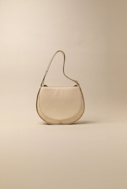 Garra Warm White Leather Tote Bag Shoulder bags RFB 
