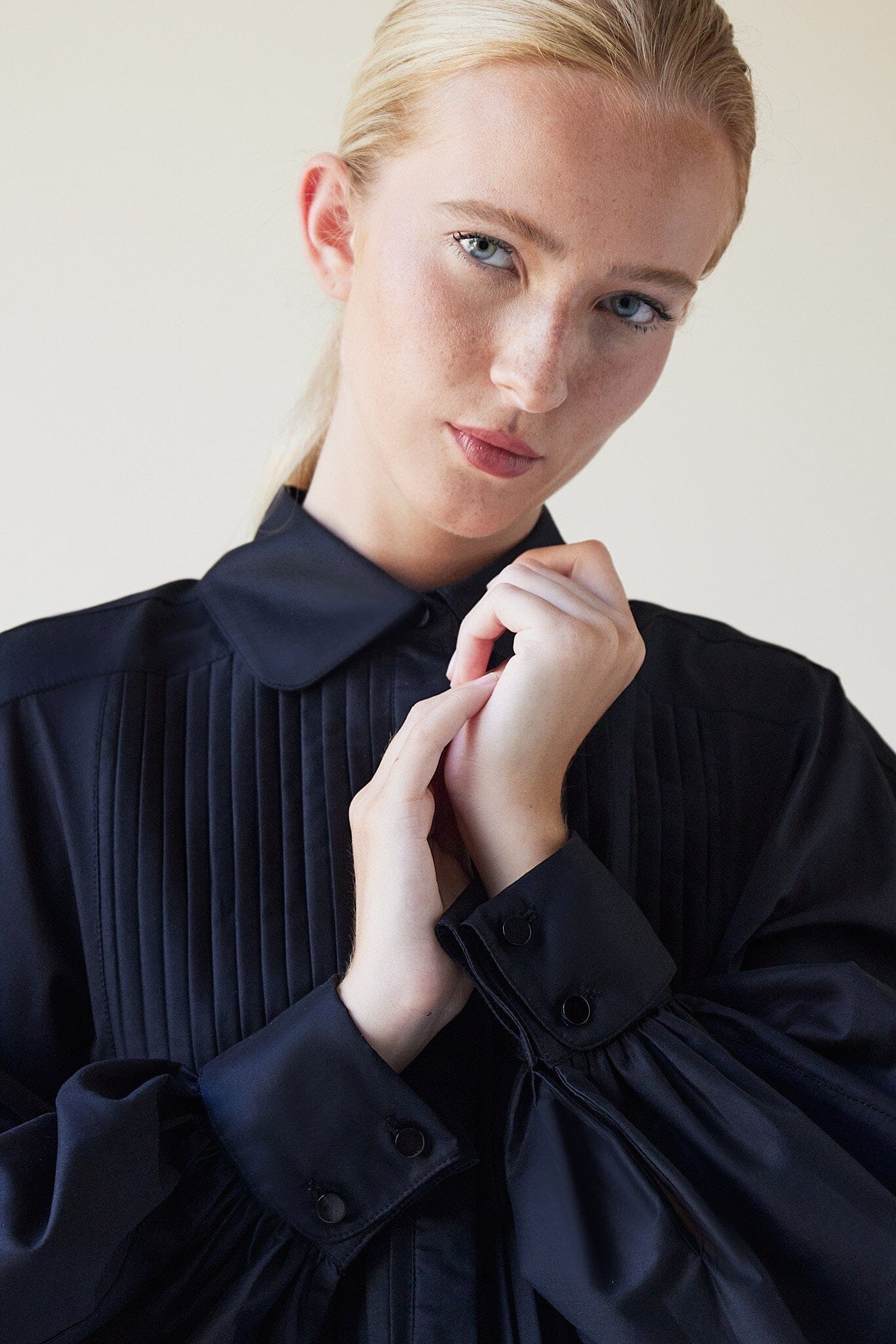 Gatsby Shirt Black Shirts & blouses The Label Edition 