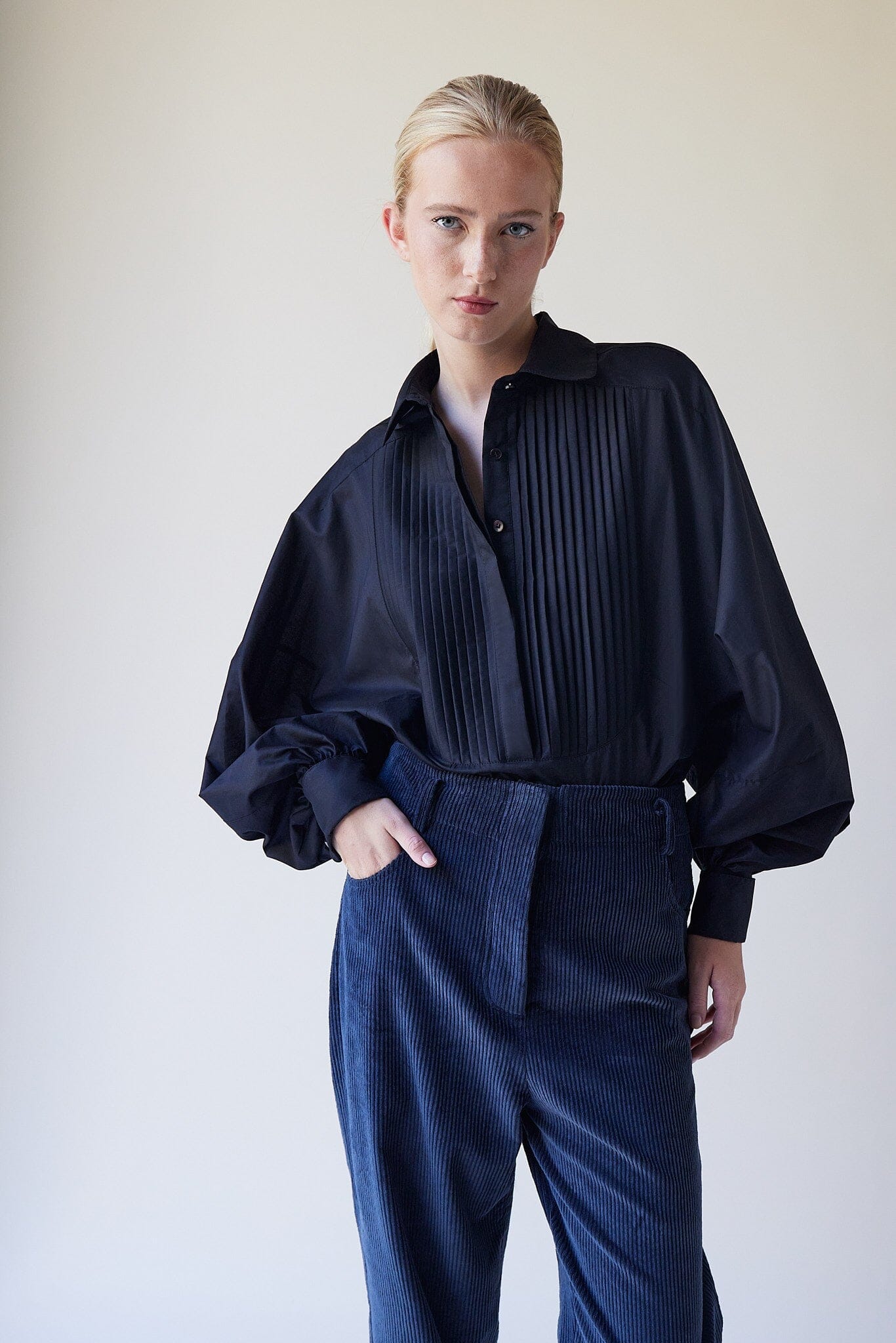 Gatsby Shirt Black Shirts & blouses The Label Edition 
