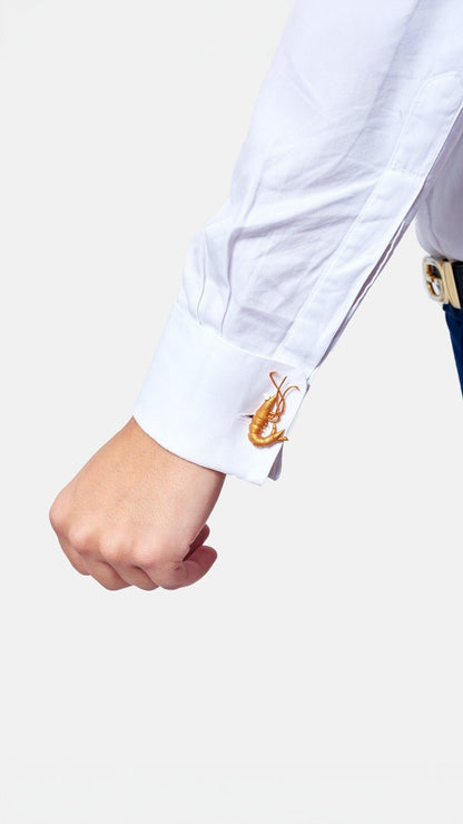 Gemelos gamba Cufflinks Joaquin Blanco 